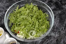 Салат с рукколой и моцареллой - Шаг 3 Салат с рукколой и моцареллой - Шаг 3