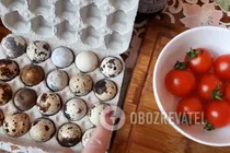Салат из рукколы с яйцом - Шаг 3 Салат из рукколы с яйцом - Шаг 3