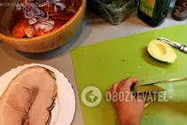 Салат с рукколой и авокадо - Шаг 3 Салат с рукколой и авокадо - Шаг 3