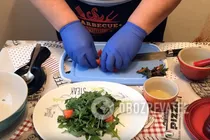 Салат с рукколой и клубникой - Шаг 4 Салат с рукколой и клубникой - Шаг 4