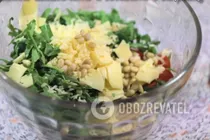 Салат с рукколой и черри - Шаг 5 Салат с рукколой и черри - Шаг 5