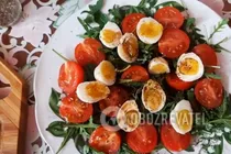 Салат из рукколы с яйцом - Шаг 7 Салат из рукколы с яйцом - Шаг 7