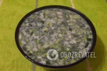 Окрошка с курицей - Шаг 8 Окрошка с курицей - Шаг 8