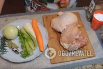 Консоме из курицы - Шаг 1 Консоме из курицы - Шаг 1