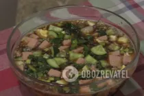 Окрошка на пиві - Крок 8 Окрошка на пиві - Крок 8