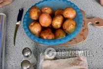 Картошка с салом - Шаг 1 Картошка с салом - Шаг 1