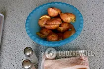 Картошка с салом - Шаг 2 Картошка с салом - Шаг 2