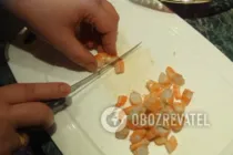 Окрошка с креветками - Шаг 3 Окрошка с креветками - Шаг 3