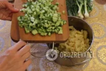 Окрошка без мяса - Шаг 3 Окрошка без мяса - Шаг 3