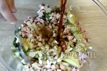 Окрошка с горчицей - Шаг 6 Окрошка с горчицей - Шаг 6