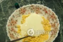 Окрошка с креветками - Шаг 8 Окрошка с креветками - Шаг 8