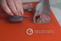 Рыба с овощами на сковороде - Шаг 1 Рыба с овощами на сковороде - Шаг 1