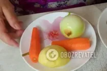 Минтай с овощами - Шаг 2 Минтай с овощами - Шаг 2