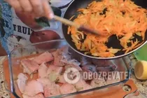 Филе рыбы с овощами - Шаг 4 Филе рыбы с овощами - Шаг 4