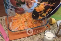 Филе рыбы с овощами - Шаг 5 Филе рыбы с овощами - Шаг 5