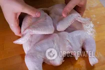 Чкмерулі з курчам - Крок 1 Чкмерулі з курчам - Крок 1