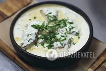 Чкмерули в сливочном соусе - Шаг 7 Чкмерули в сливочном соусе - Шаг 7