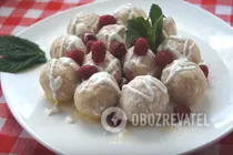 Ленивые вареники с творогом без яиц - Шаг 9 Ленивые вареники с творогом без яиц - Шаг 9