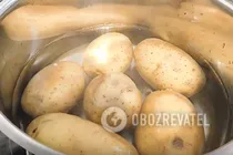 Ленивые вареники с картошкой и грибами - Шаг 1 Ленивые вареники с картошкой и грибами - Шаг 1
