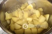 Ленивые вареники с картошкой без яиц - Шаг 2 Ленивые вареники с картошкой без яиц - Шаг 2