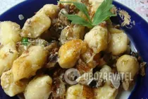 Ленивые вареники с картошкой и грибами - Шаг 8 Ленивые вареники с картошкой и грибами - Шаг 8