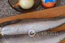 Заливной хек в томате - Шаг 1 Заливной хек в томате - Шаг 1