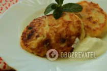 Сирники з родзинками - Крок 7 Сирники з родзинками - Крок 7
