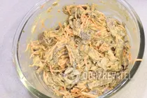 Cалат с сердцем и грибами - Шаг 7 Cалат с сердцем и грибами - Шаг 7