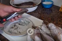 Маринованный хек - Шаг 1 Маринованный хек - Шаг 1