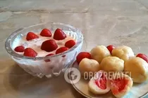 Ленивые вареники с клубникой - Шаг 8 Ленивые вареники с клубникой - Шаг 8