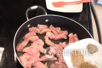 Тушеное мясо с капустой - Шаг 2 Тушеное мясо с капустой - Шаг 2