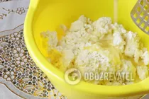 Ленивые вареники с вишней - Шаг 2 Ленивые вареники с вишней - Шаг 2
