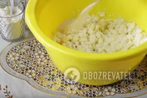 Ленивые вареники с вишней - Шаг 3 Ленивые вареники с вишней - Шаг 3