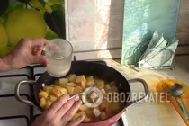Тушковане м'ясо з картоплею - Крок 6 Тушковане м'ясо з картоплею - Крок 6