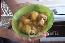 Тушковане м'ясо з картоплею - Крок 7 Тушковане м'ясо з картоплею - Крок 7