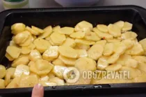 Червона риба в духовці з картоплею - Крок 1 Червона риба в духовці з картоплею - Крок 1
