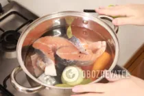 Заливна сьомга - Крок 1 Заливна сьомга - Крок 1