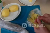 Рыба с картошкой в рукаве - Шаг 2 Рыба с картошкой в рукаве - Шаг 2
