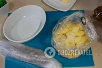 Рыба с картошкой в рукаве - Шаг 3 Рыба с картошкой в рукаве - Шаг 3