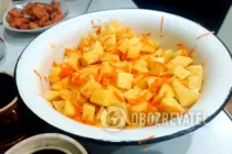 Красная рыба с картошкой - Шаг 4 Красная рыба с картошкой - Шаг 4