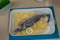 Рыба с картошкой в рукаве - Шаг 5 Рыба с картошкой в рукаве - Шаг 5