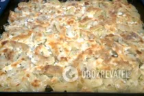 Рыба с картошкой под майонезом в духовке - Шаг 7 Рыба с картошкой под майонезом в духовке - Шаг 7