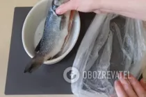 Рыба с картошкой в рукаве - Шаг 1 Рыба с картошкой в рукаве - Шаг 1