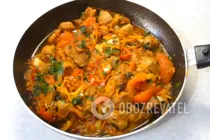 Тушеная свинина с овощами - Шаг 11 Тушеная свинина с овощами - Шаг 11