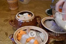 Рыба в горшочках с овощами - Шаг 3 Рыба в горшочках с овощами - Шаг 3