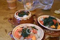 Рыба в горшочках с овощами - Шаг 6 Рыба в горшочках с овощами - Шаг 6