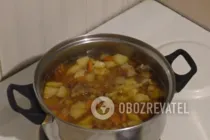 Тушеная свинина с картошкой - Шаг 9 Тушеная свинина с картошкой - Шаг 9
