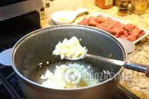 Тушеное мясо с грибами - Шаг 1 Тушеное мясо с грибами - Шаг 1
