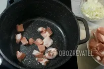 Тушеное мясо с квашеной капустой - Шаг 3 Тушеное мясо с квашеной капустой - Шаг 3