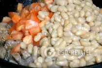 Тушковане м'ясо з квасолею - Крок 6 Тушковане м'ясо з квасолею - Крок 6
